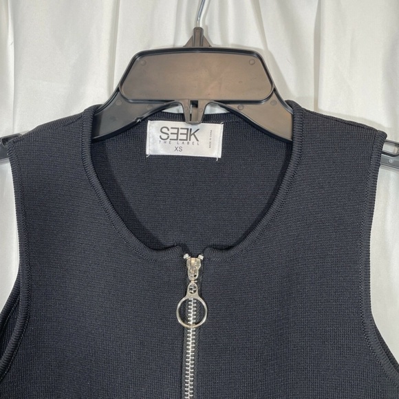 NEW‎ LF Seek The Label Bodycon Zipper Mini Dress XS - Picture 4 of 12